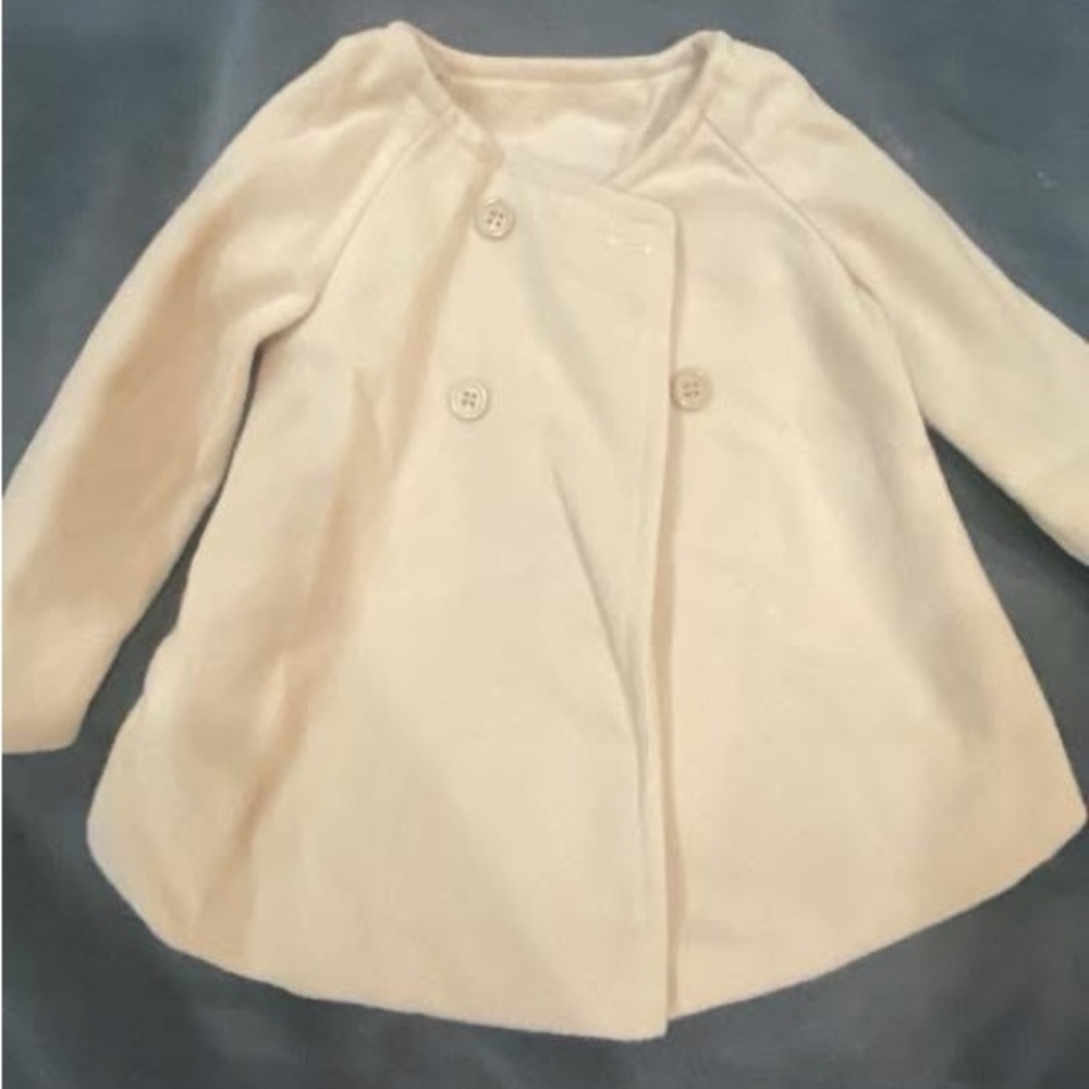 Elegant Cream Kids Coat